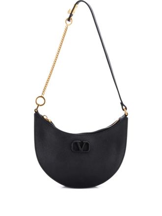 Valentino Garavani Borsa a tracolla VLogo mini in pelle - Nero