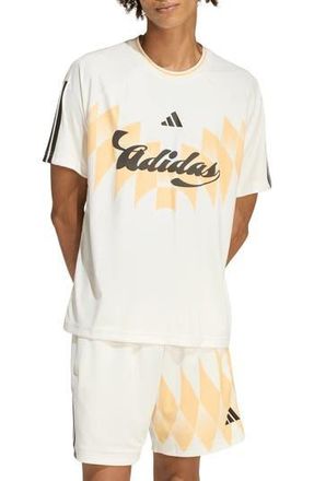 adidas Tiro X Common Goal Jersey T-Shirt in Dusky Bronze/Off White/Black at Nordstrom Rack, Size Xx-Large