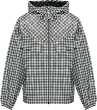 Kenzo Windbreaker a Quadretti - - Jackets - Uomo - Grigio - S