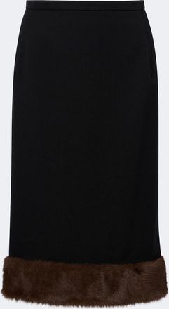 Magda Butrym Wool midi skirt