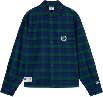 Champion Camicia in flanella tartan Academy - - Shirts - Uomo - Blu - L