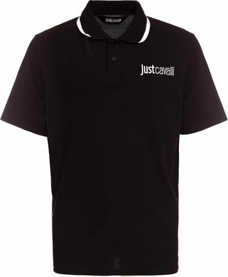 Just Cavalli T-shirts en Polos - Heren - Polos - Zwart - XS - Tops
