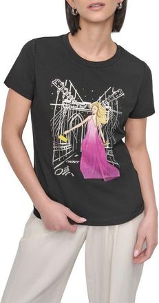 DKNY Brooklyn Bridge Graphic T-Shirt in Black at Nordstrom, Size Medium