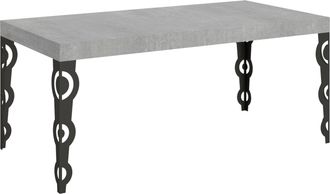 Itamoby Tavolo treviso Allungabile In Legno Per Sala Da Pranzo -fisso 130 Cm / Bianco Frassino