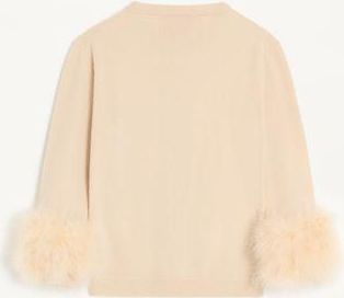 Valentino Cardigan Con Piume Donna BETULLA XL