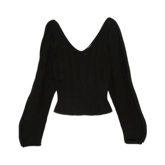 S&eacute;fr Dames, Truien, Zwart, Maat: S Katoen