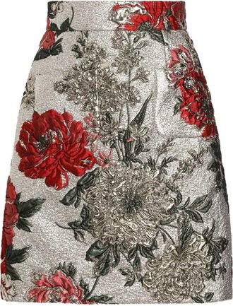 Dolce & Gabbana rok met bloemenprint