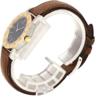 Bulgari Pre-owned Watches, female, Black, Size: ONE SIZE Pre-owned Stainless Steel Watch