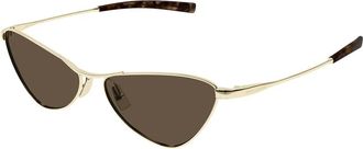 Saint Laurent SL 830 Sunglasses - female - Saint Laurent - Sunglasses - Yellow - 56 MM - Accessories