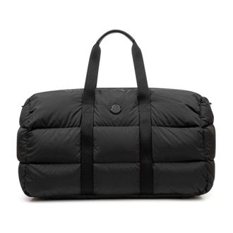 Moncler Caradoc Duffle Bag - Heren - Weekendtassen - Zwart - ONE Size - Katoen - Tassen