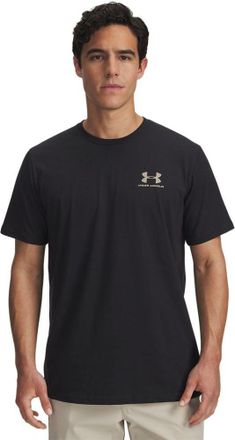 Under Armour Mens Sportstyle Colorblock T-Shirt, (003) Black / / City Khaki, XXXXL