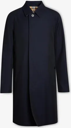 Burberry Mid-length Lightweight Camden Car Coat, Size: 36, Blue