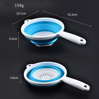 OEM Recipiente De Vaciado De Manga Larga, F&aacute;cil De Manejar Para Su Eliminaci&oacute;n, Frutas Y Fideos (pl&aacute;stico, Azul, Una Pieza)