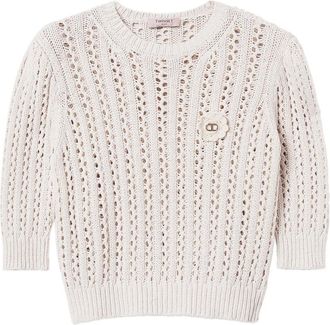 Twin-Set Maglione alluncinetto - Toni neutri