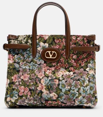 Valentino Garavani Antibes Small floral jacquard tote bag