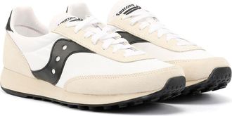 Saucony Unisex Trainer 80 Suede White/Black Trainers - Size UK 9.5