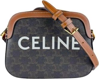 Celine Pre-owned Cross Body Bags, female, Brown, Size: ONE SIZE Pre-owned Vintage Shoulder Bag