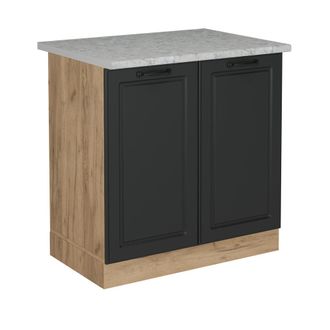 Vicco Armario Bajo Para Fregadero R-line, Antracita Casa De Campo, 80 Cm Et M&aacute;rmol Vicco