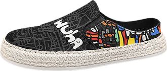 Generic 2025 Mens Breathable Minimalist Comfort Walking Footwear Flexible Sole Design for Daily Outdoor Activities (Black, 7.5)