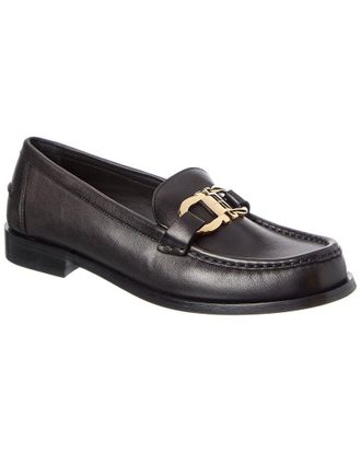 Ferragamo Ferragamo Gancini Leather Loafer