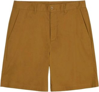 Fred Perry Clic Twill Shorts - Heren - Korte Broeken - Bruin - W30 - Katoen - Korte Broeken