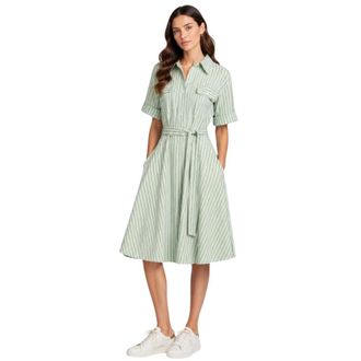 Brand Unique Bus 26712 Rayas Veder Jurk - Dames - Shirt Kleedjes - Veelkleurig - 2XS - Kleedjes