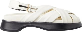 Reike Nen Pie Buckle Sandalen - Dames - Sandalen - Wit - 39 EU - Leer - Schoenen