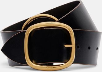 Chlo&eacute; Chloe Anita oversized leather belt