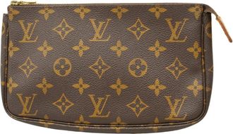 Louis Vuitton Brown Pouch (Pre-Owned)