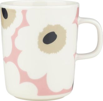 Marimekko Oiva Unikko Mug in White at Nordstrom, Size One Size Oz