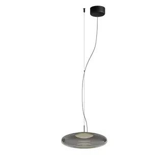 Leds - C4 Plat L&aacute;mpara Colgante De Techo Led 13w Regulable 2700k/3000k/4000k Fum&eacute;