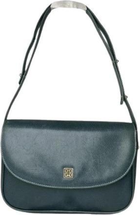 Givenchy Pre-owned Shoulder Bag - Dames - Vintage Schoudertas - Groen - ONE Size - Leer - Vintage