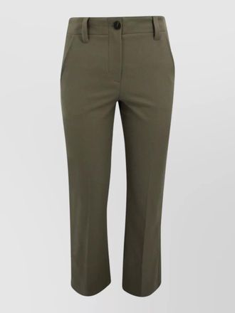 Brunello Cucinelli tailored trousers belt loops front crease