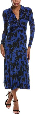 Diane Von F&uuml;rstenberg Bruna Wool-Blend Midi Dress