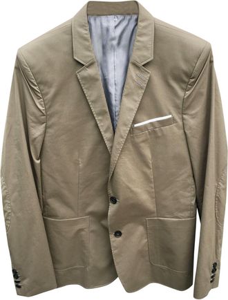 The Kooples Sport Beige Cotton Blazer/Jacket Size XS