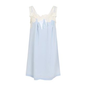 Maison Margiela Taped Slip Dress - female - Maison Margiela - Nightgowns - Blue - XS - Nightwear & Lounge