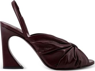 Fendi Arco twisted-design heeled pumps - Purple
