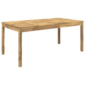 vidaXL Tavolo Da Cena Da Giardino Sbiancato 180 X 88,5 X 75 Cm Vidaxl