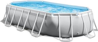 Intex Piscina Desmontable Tubular Prism Frame - Ovalada - 5.03 M X 2.74 M X 1.22 M