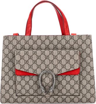 Gucci Dionysus verstelbare medium shopper met GG canvas - Bruin