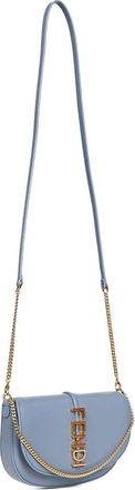 Fendi Lettering Chain Cross Body Bag