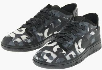 Nike CDG X NIKE Monogram Fabric Sneakers DUNK LOW size 42,5
