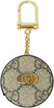 Gucci Pre-owned Accessories, female, Beige, Size: ONE SIZE Pre-owned Ophidia Keyring
