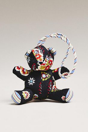 Vera Bradley Bitty Bear-Shaped Plush Bag Charm