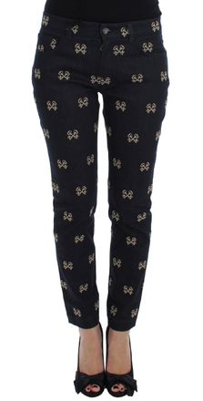 Dolce & Gabbana Key Print Slimfit Jeans