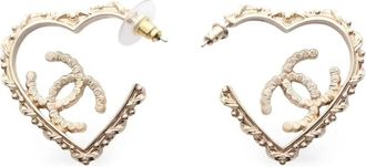Chanel Orecchini a cuore 1986-1988 - Oro