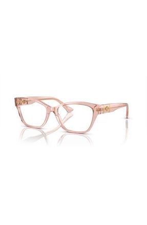 Versace 54mm Cat Eye optical glasses in Brown at Nordstrom
