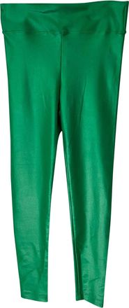Koral Koral Lustrous Leggings in Green Polyester