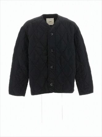 OAMC Quilted Diamond Pattern Jacket With Design