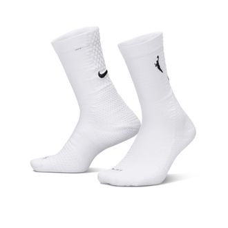 Nike Unisex Unicorn Dri-FIT ADV WNBA Cushioned Crew Socks (1 Pair) in White | IO2019-100